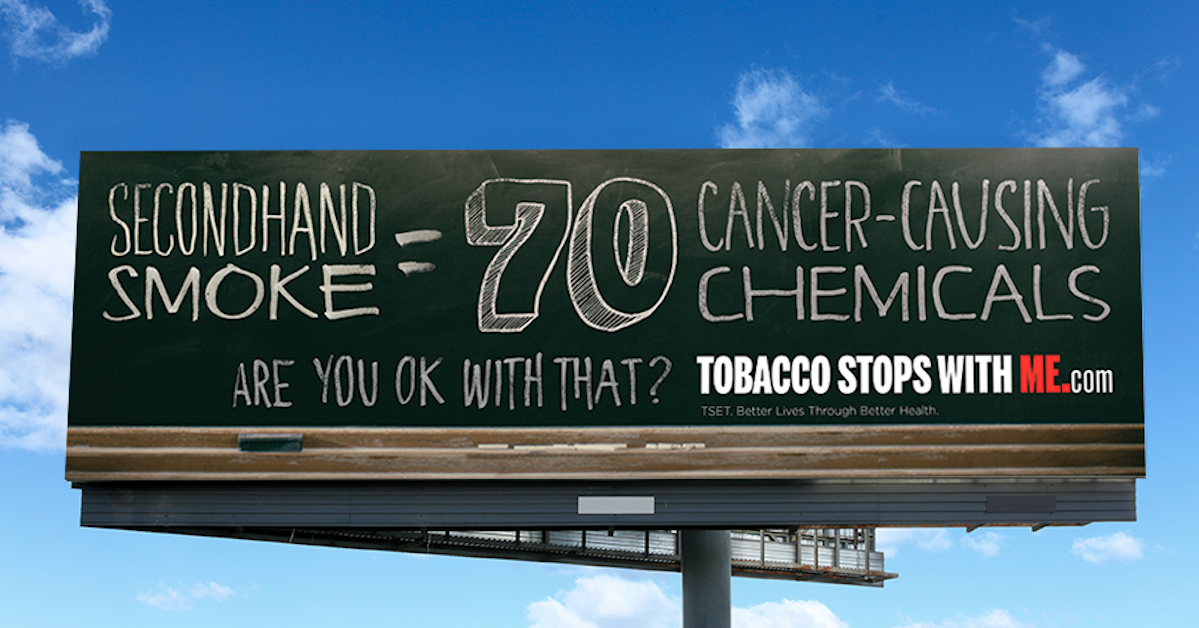 Tobacco Stops With Me Billboard