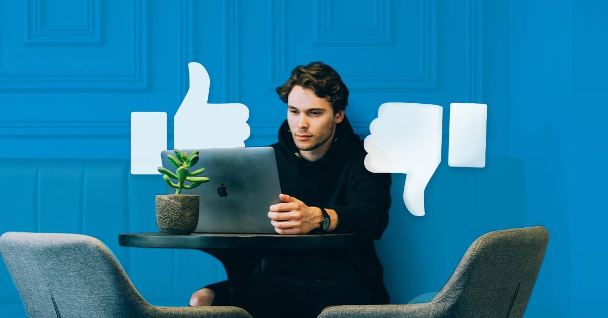 Guy on laptop Guy on laptop
