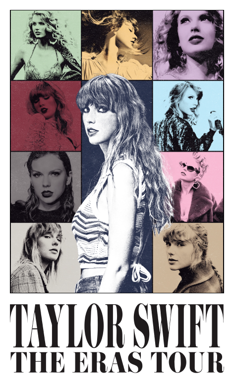 Taylor Swift Era's Tour Poster.